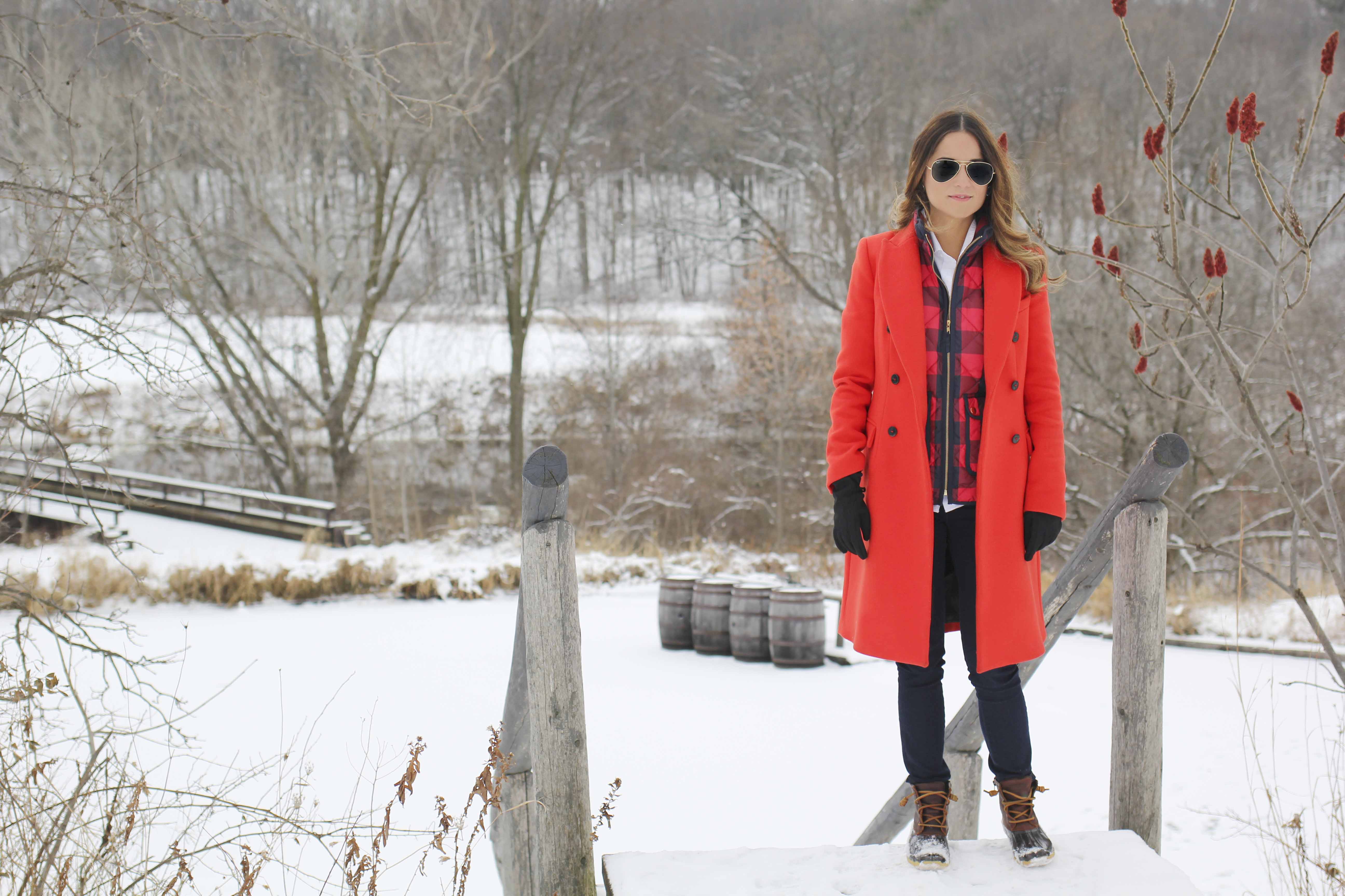 Zara Red Coat