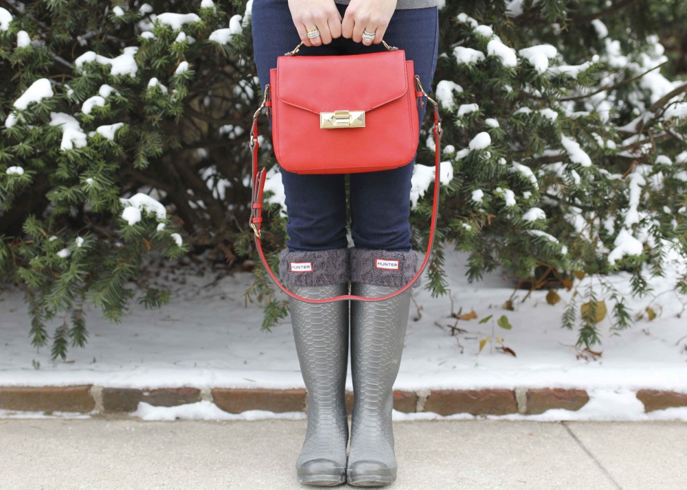 Red Ann Taylor Purse