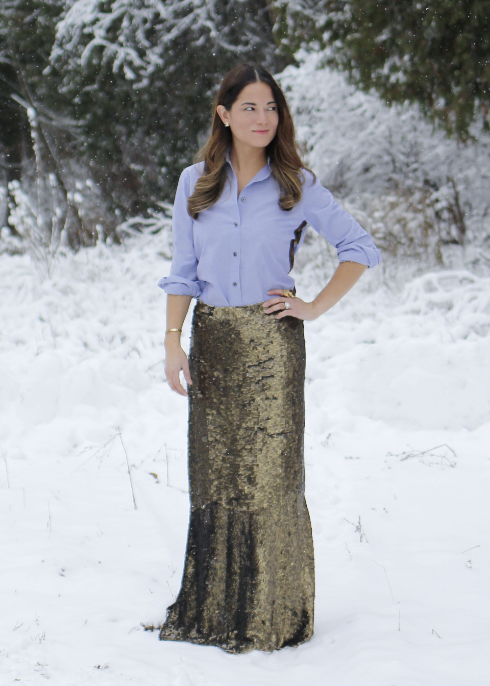 Gryphon Sequin Skirt