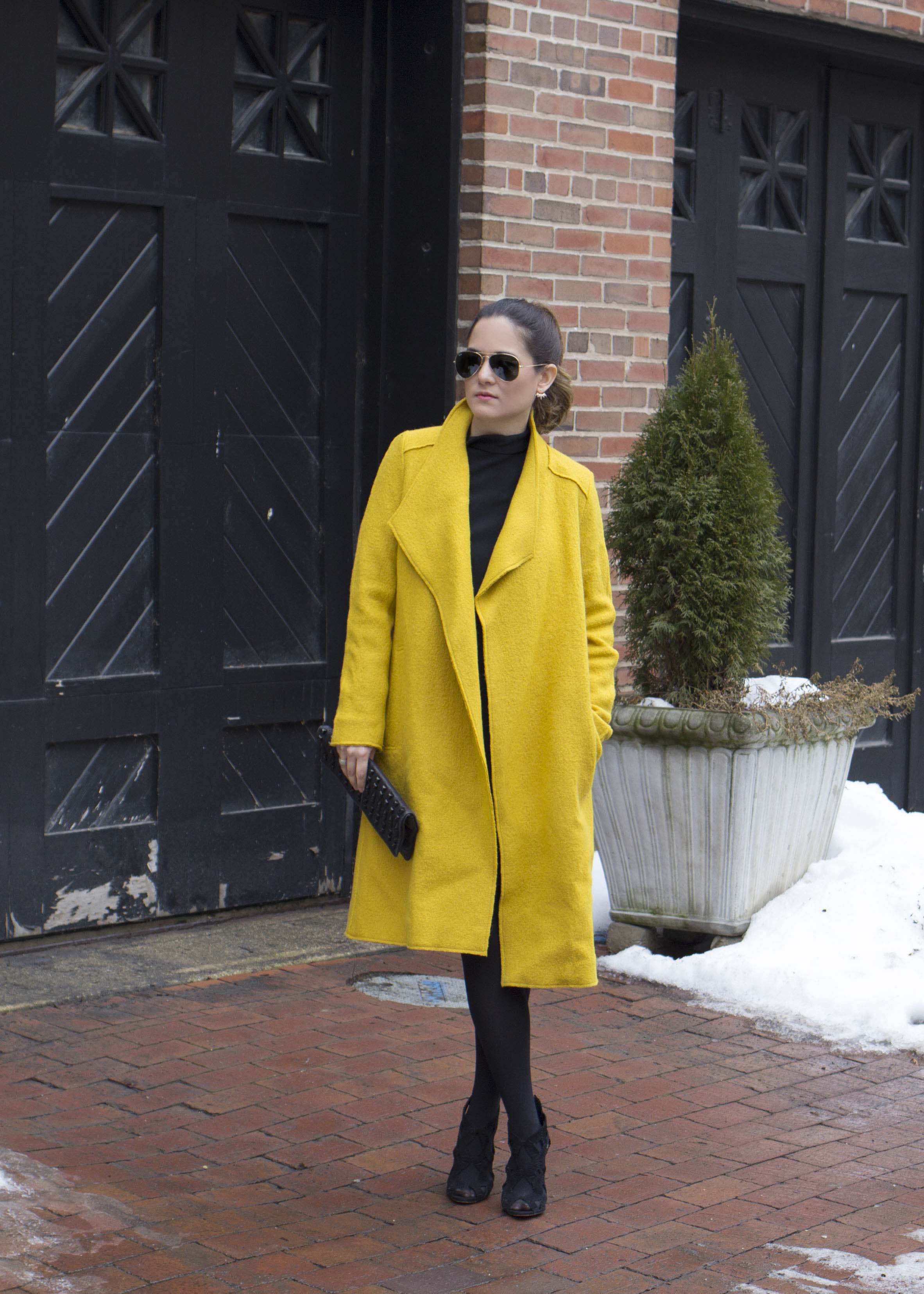 Zara Yellow Coat
