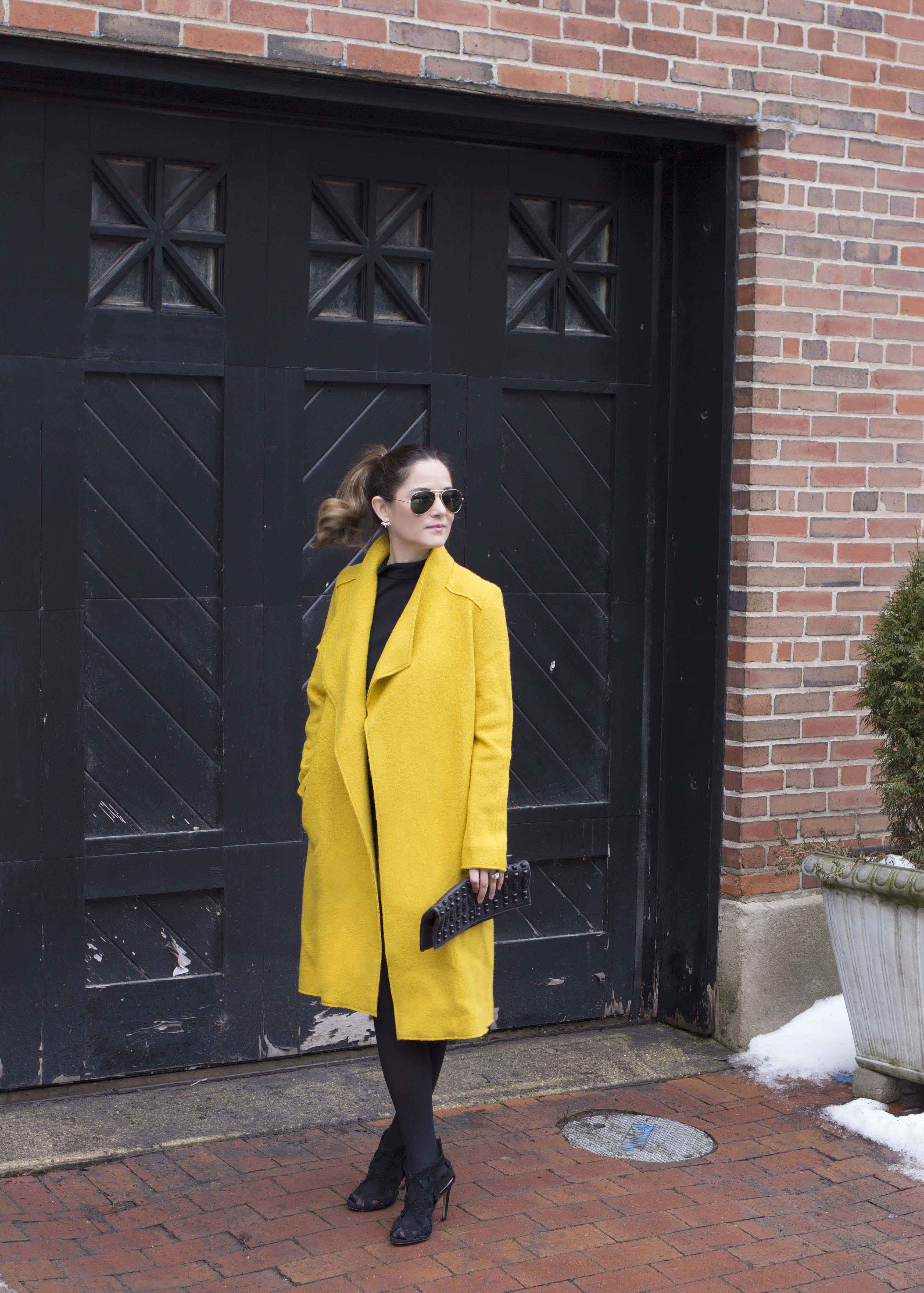 Zara Yellow Coat