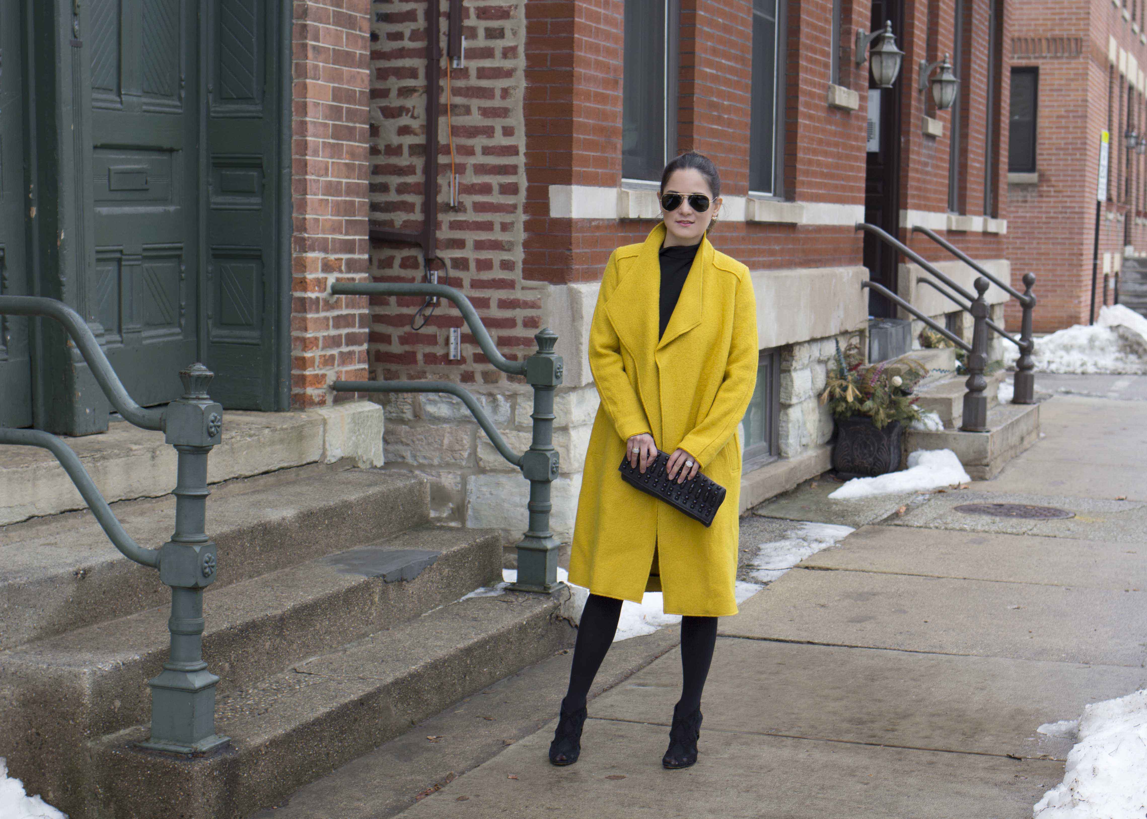 Zara Yellow Coat