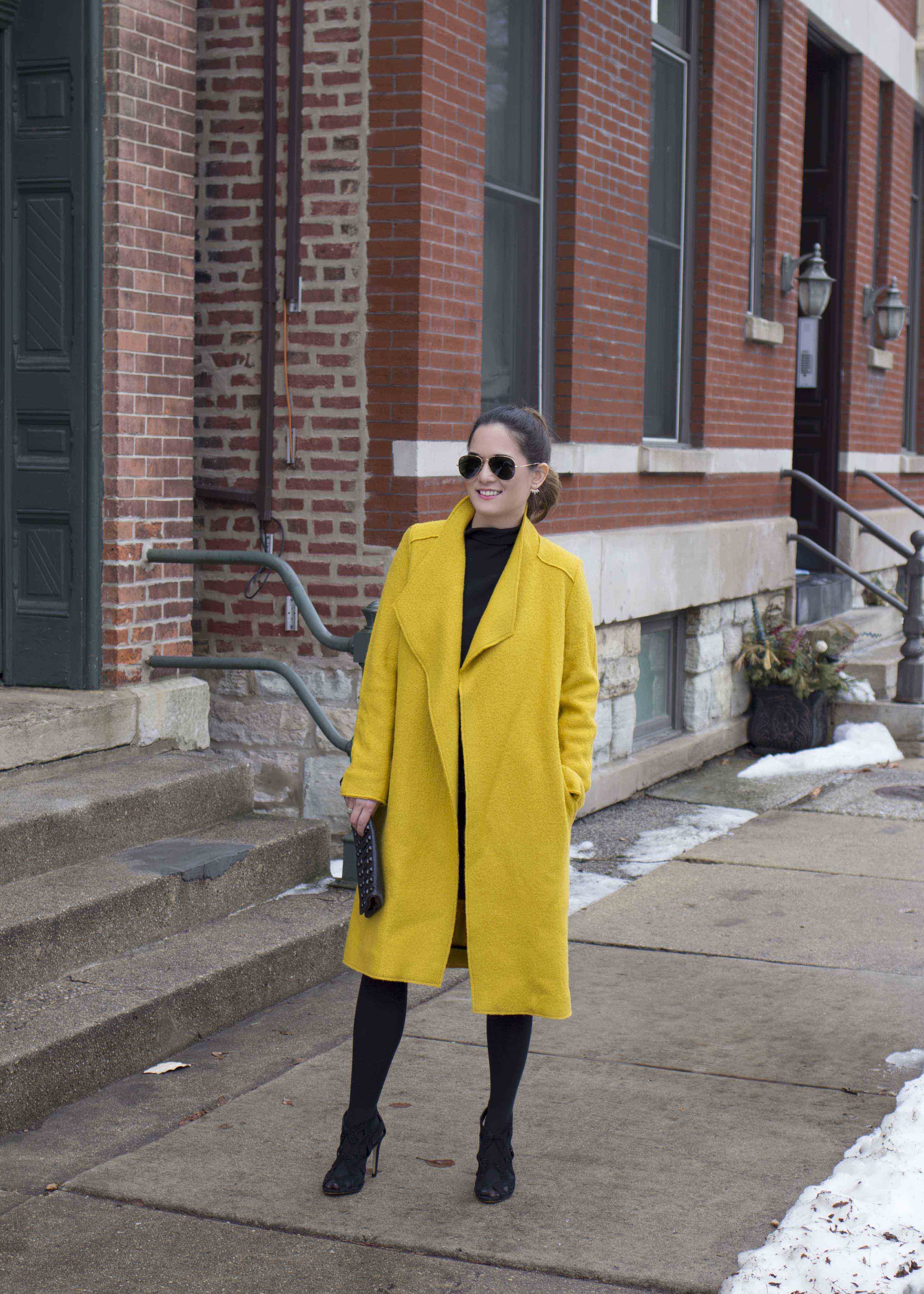 Zara Yellow Coat