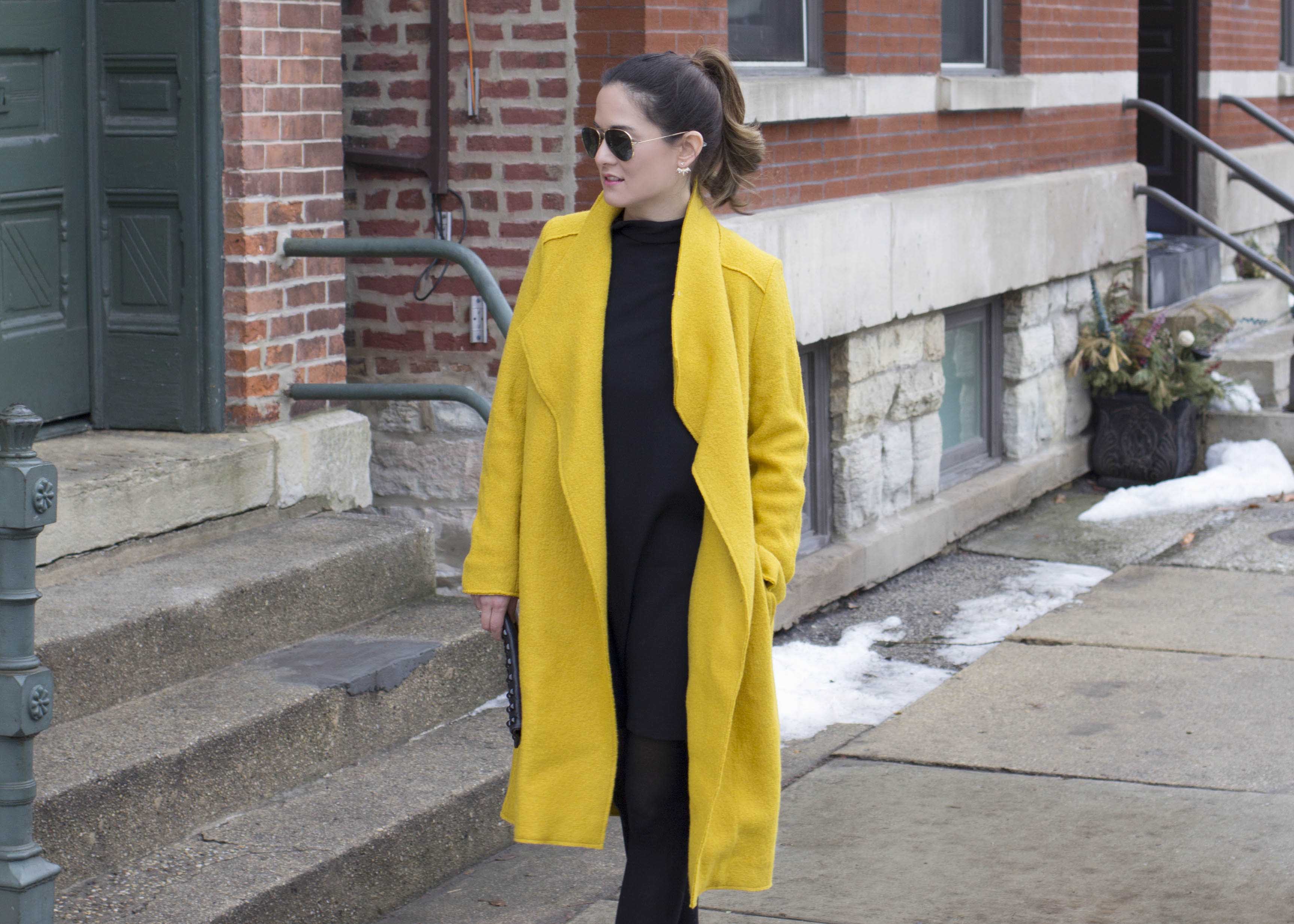 Zara Yellow Coat