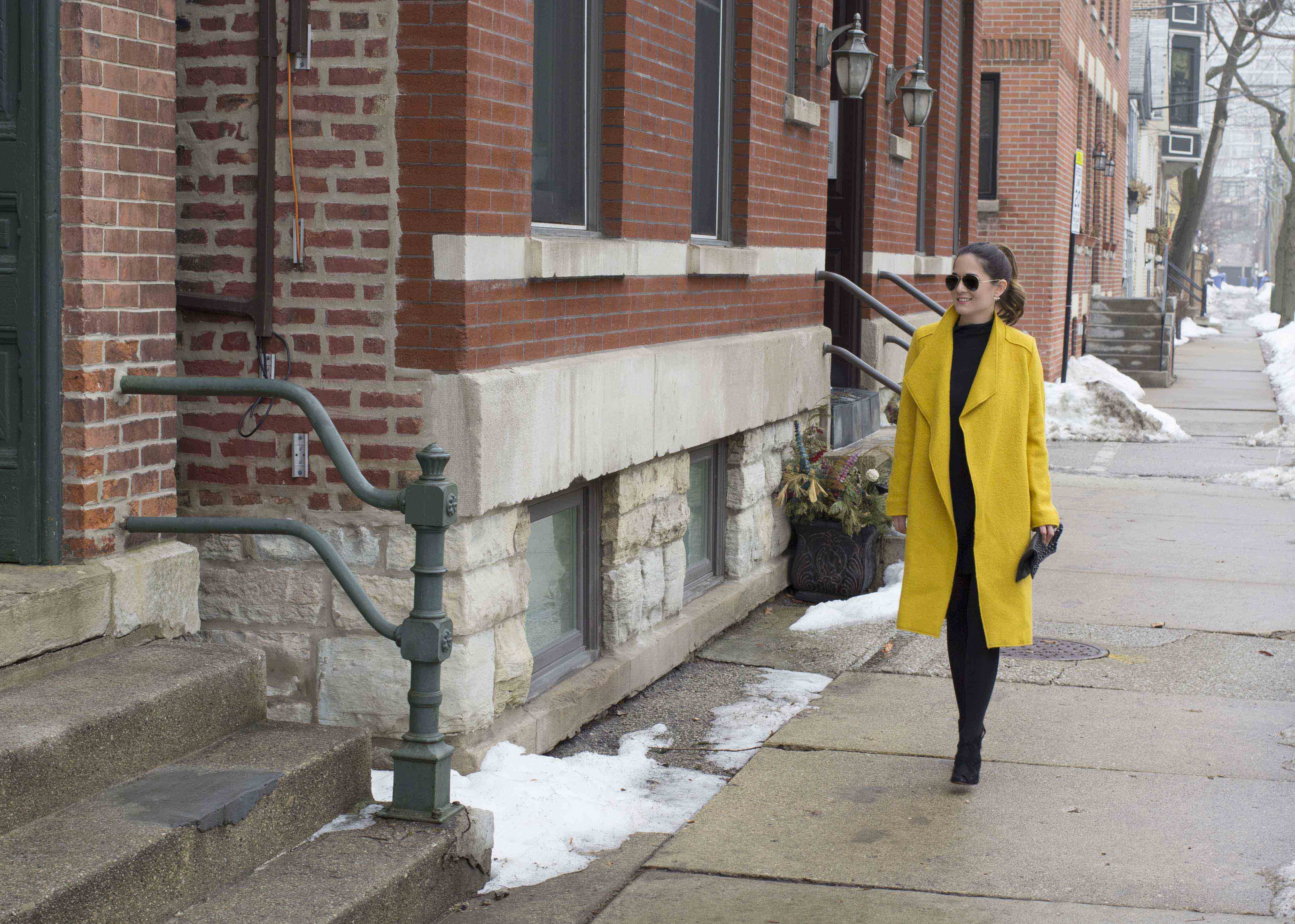 Zara Yellow Coat