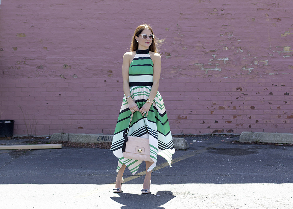 Troubadour Candymint Halter Dress