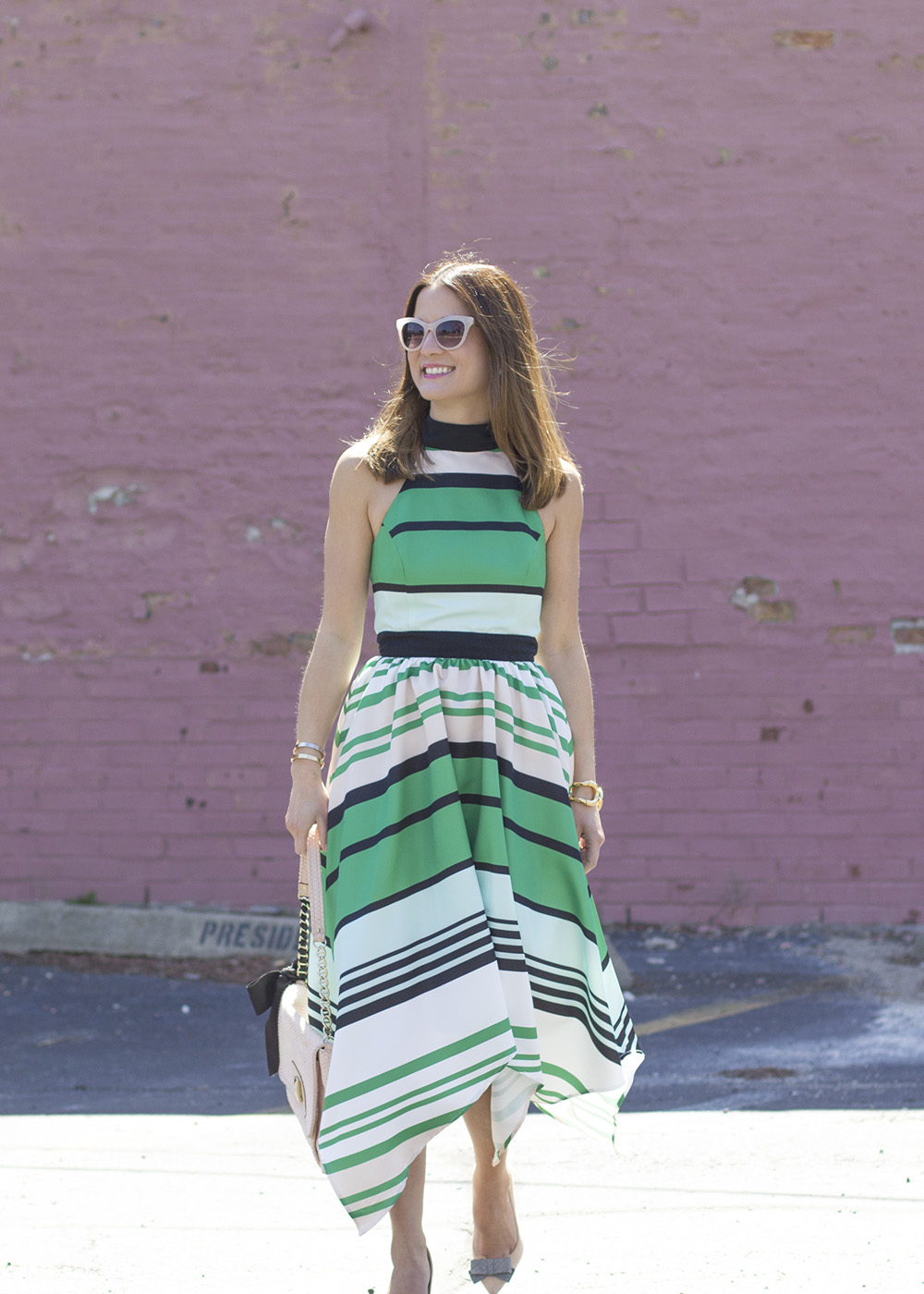 Troubadour Candymint Halter Dress