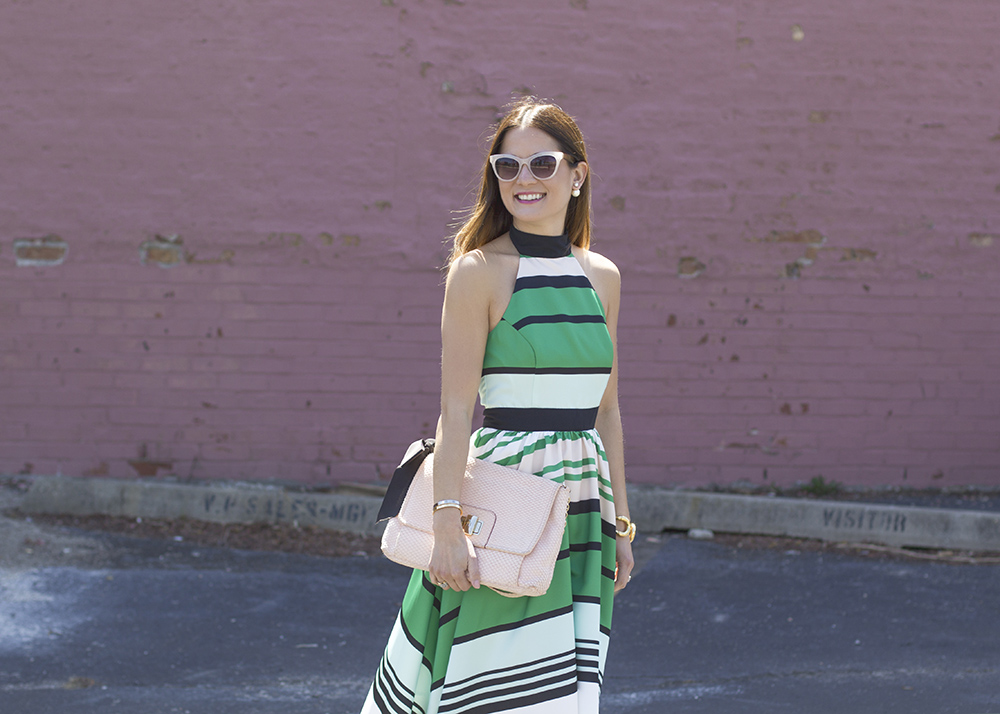 Troubadour Candymint Halter Dress