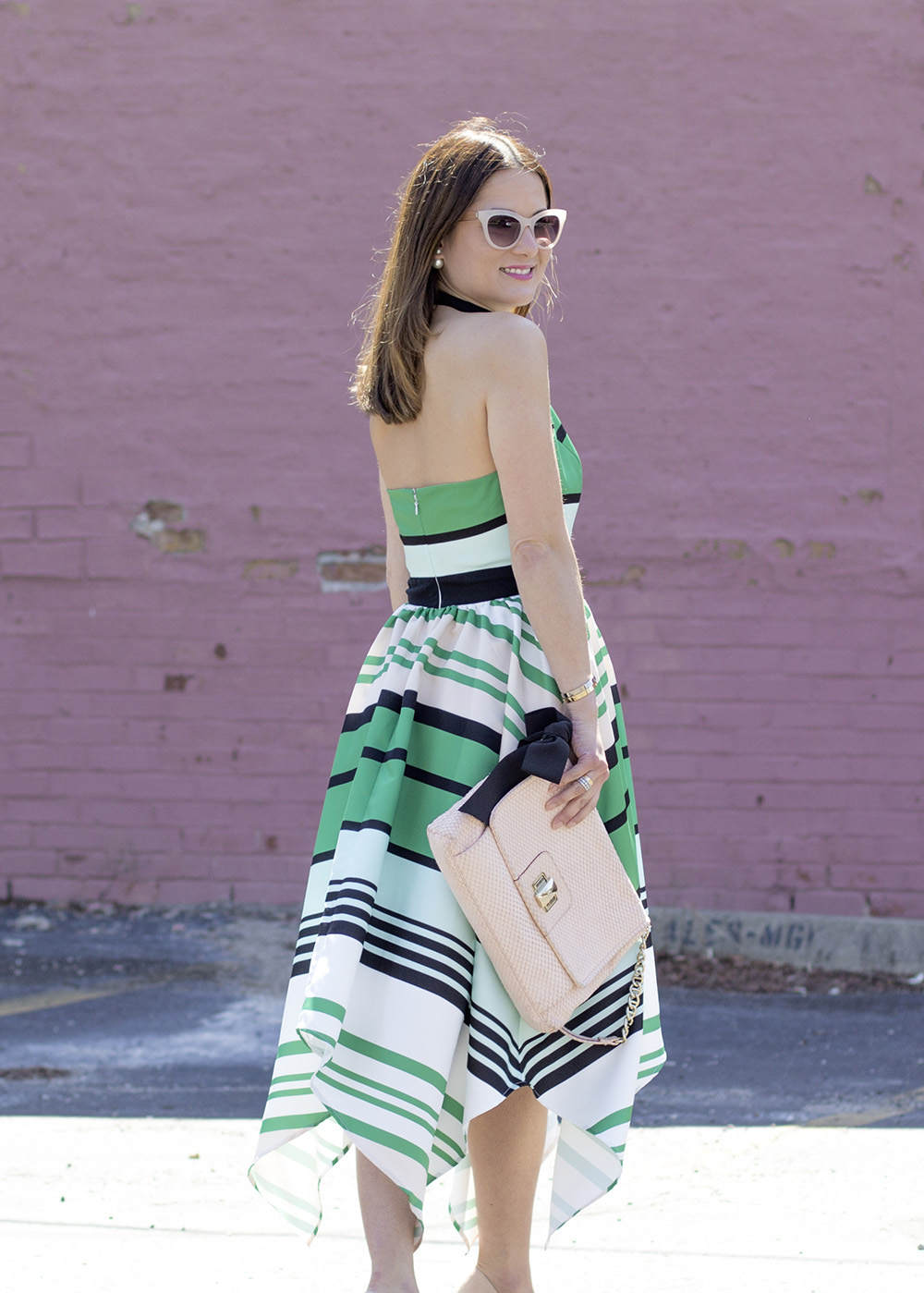 Troubadour Candymint Halter Dress