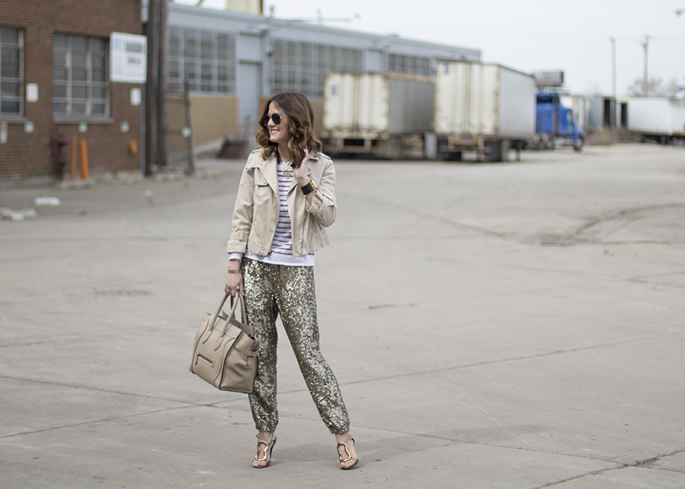 J. Crew Collection Sequin Pants