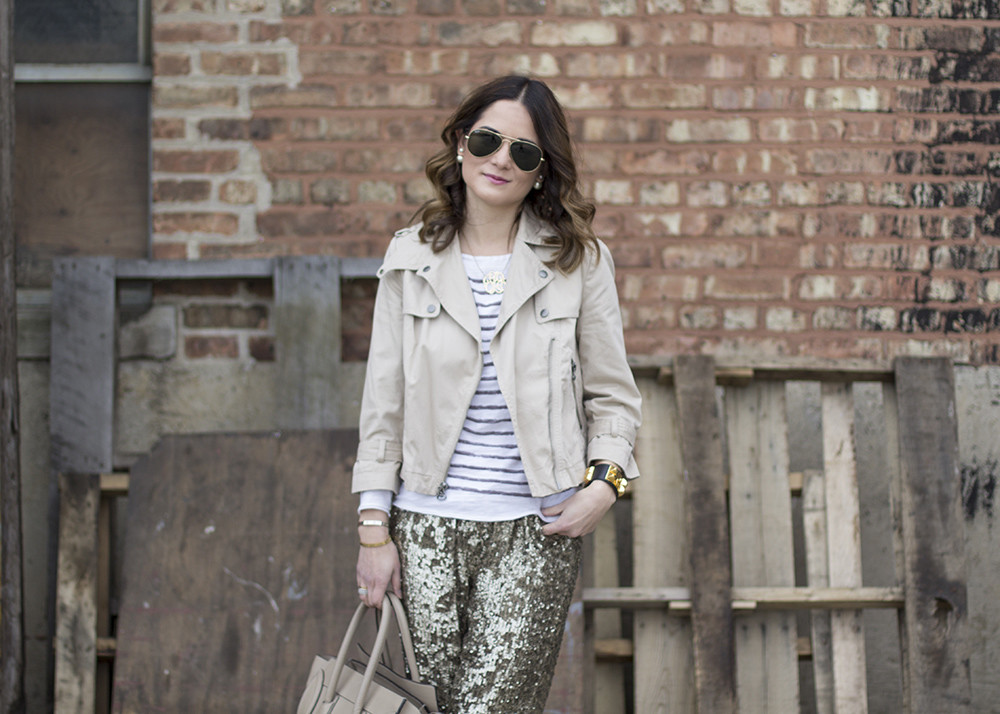 J. Crew Collection Sequin Pants