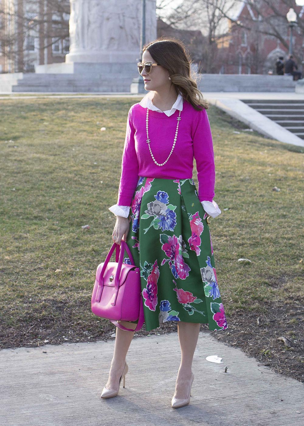 Kate Spade Lorella Floral Skirt