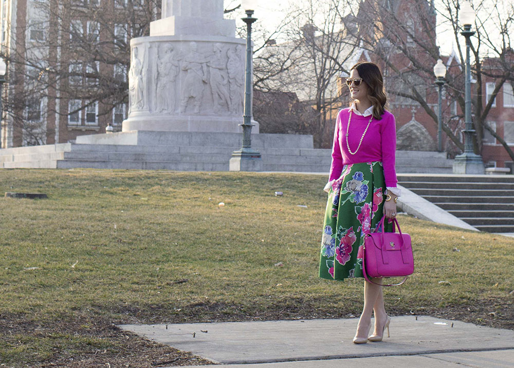 Kate Spade Lorella Floral Skirt