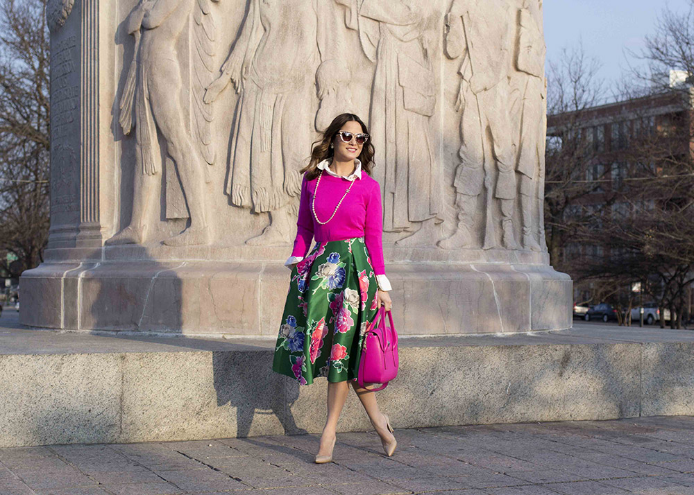 Kate Spade Lorella Floral Skirt