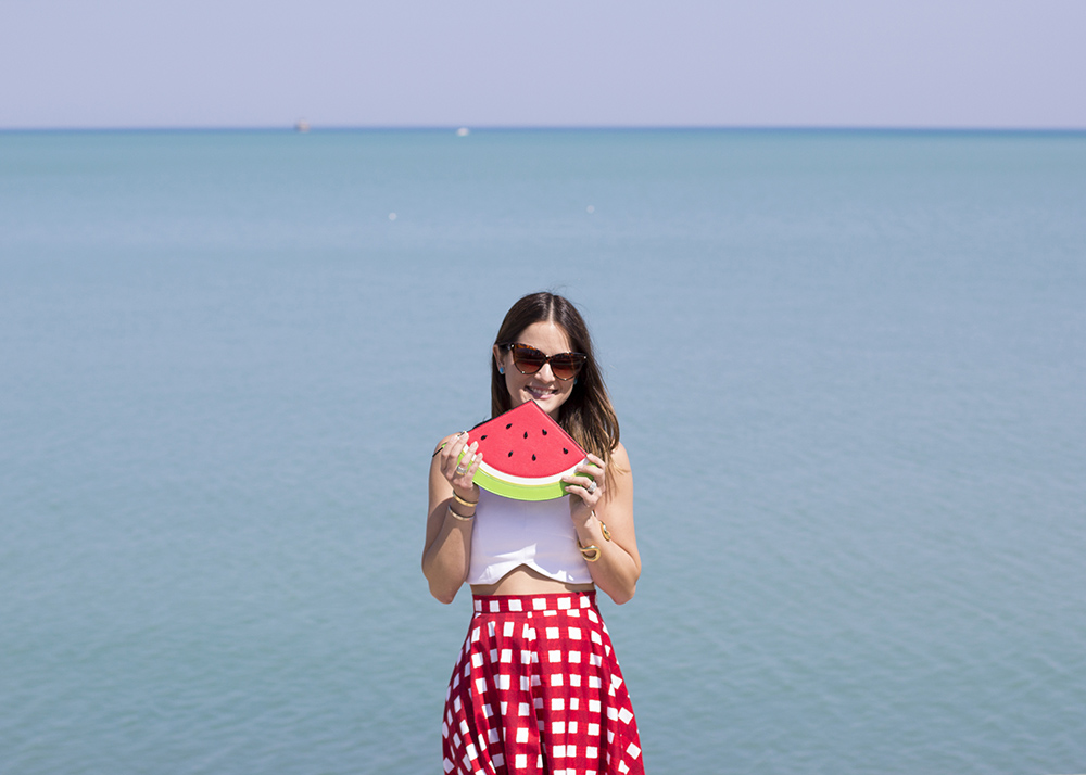 Kate Spade Splash Out Watermelon Clutch