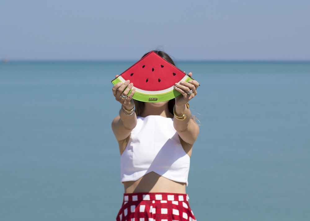 Kate Spade Splash Out Watermelon Clutch