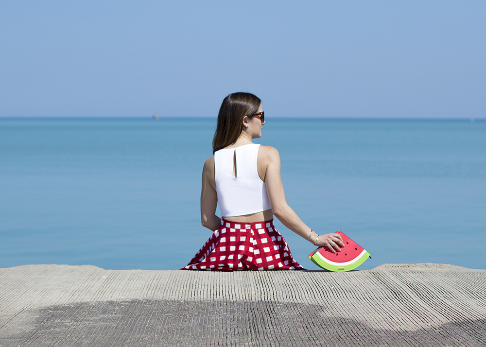 Kate Spade Splash Out Watermelon Clutch