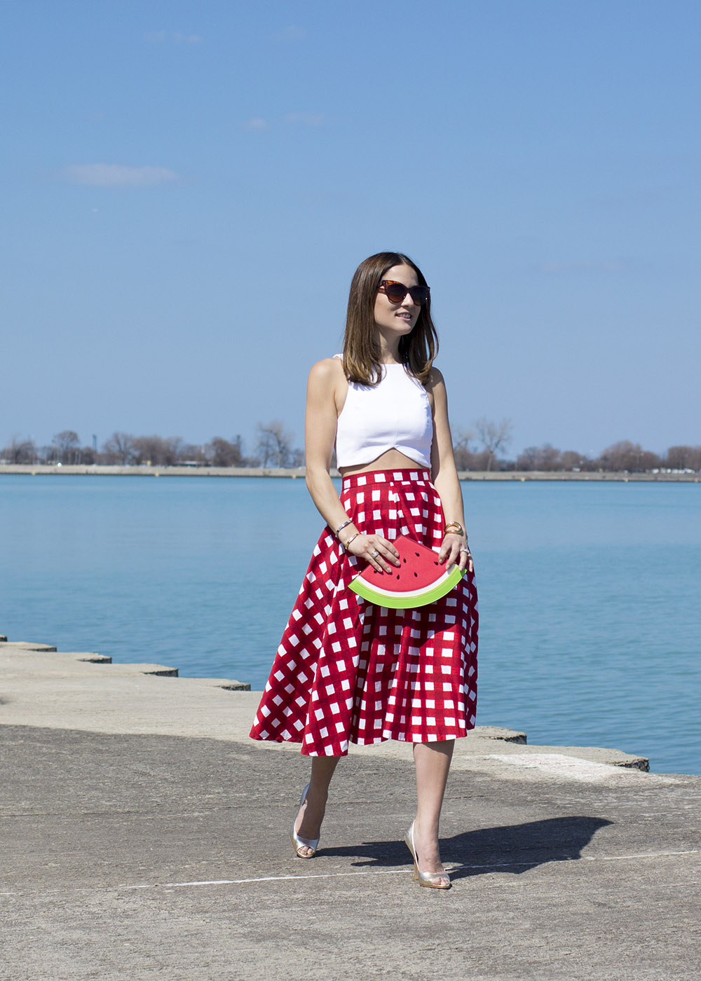 Kate Spade Splash Out Watermelon Clutch