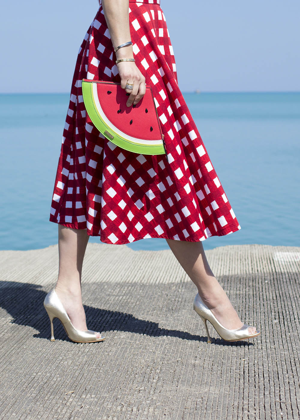 Kate Spade Splash Out Watermelon Clutch