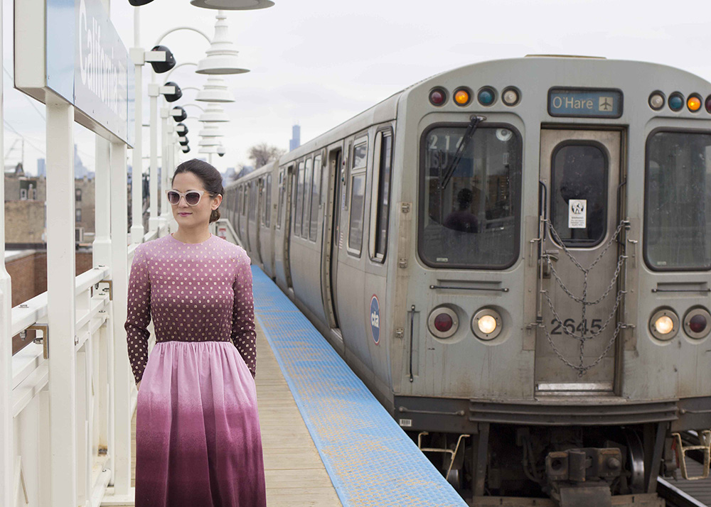 Vintage Purple Ombre Maxi