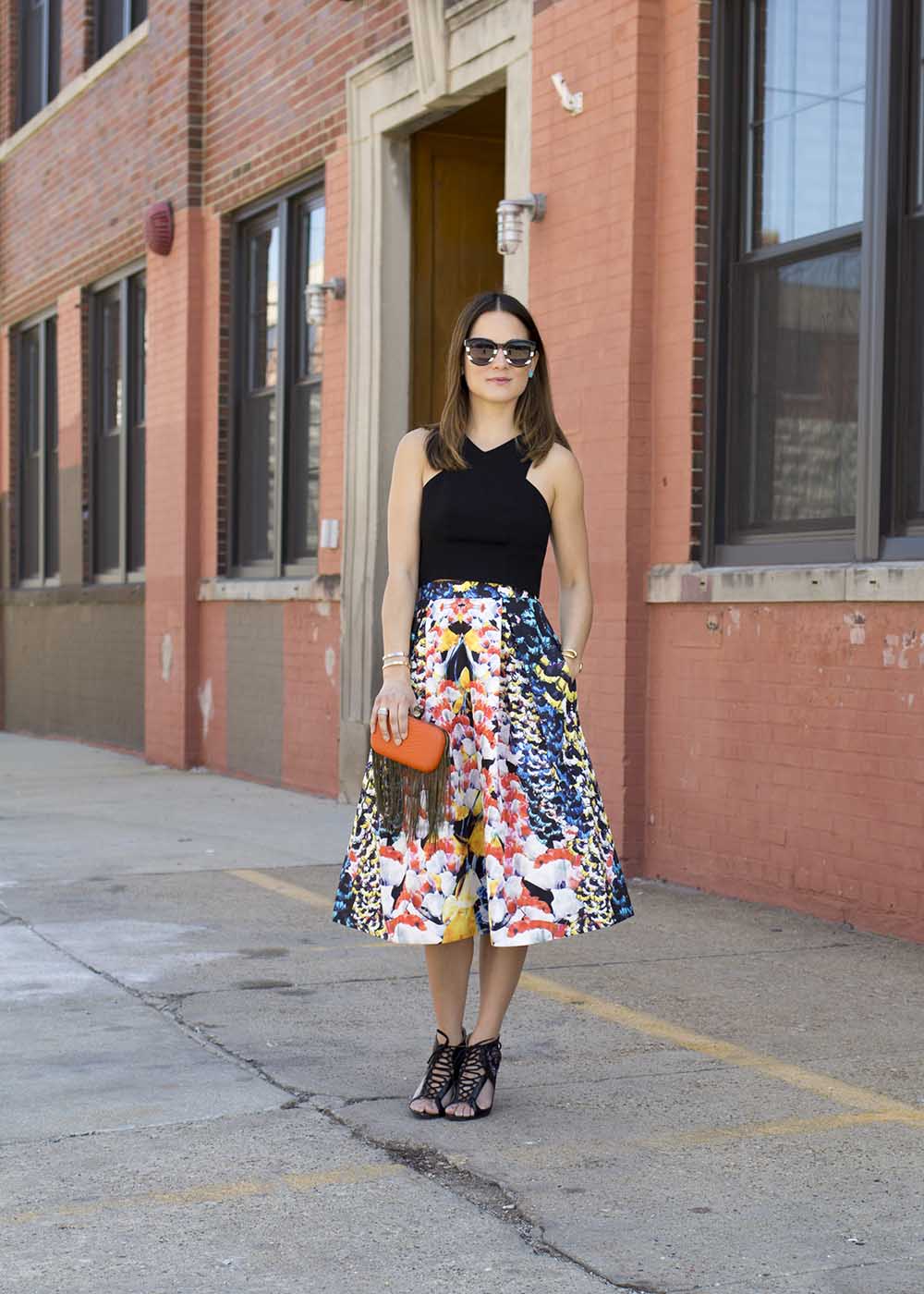 Nicholas Spring Floral Skirt