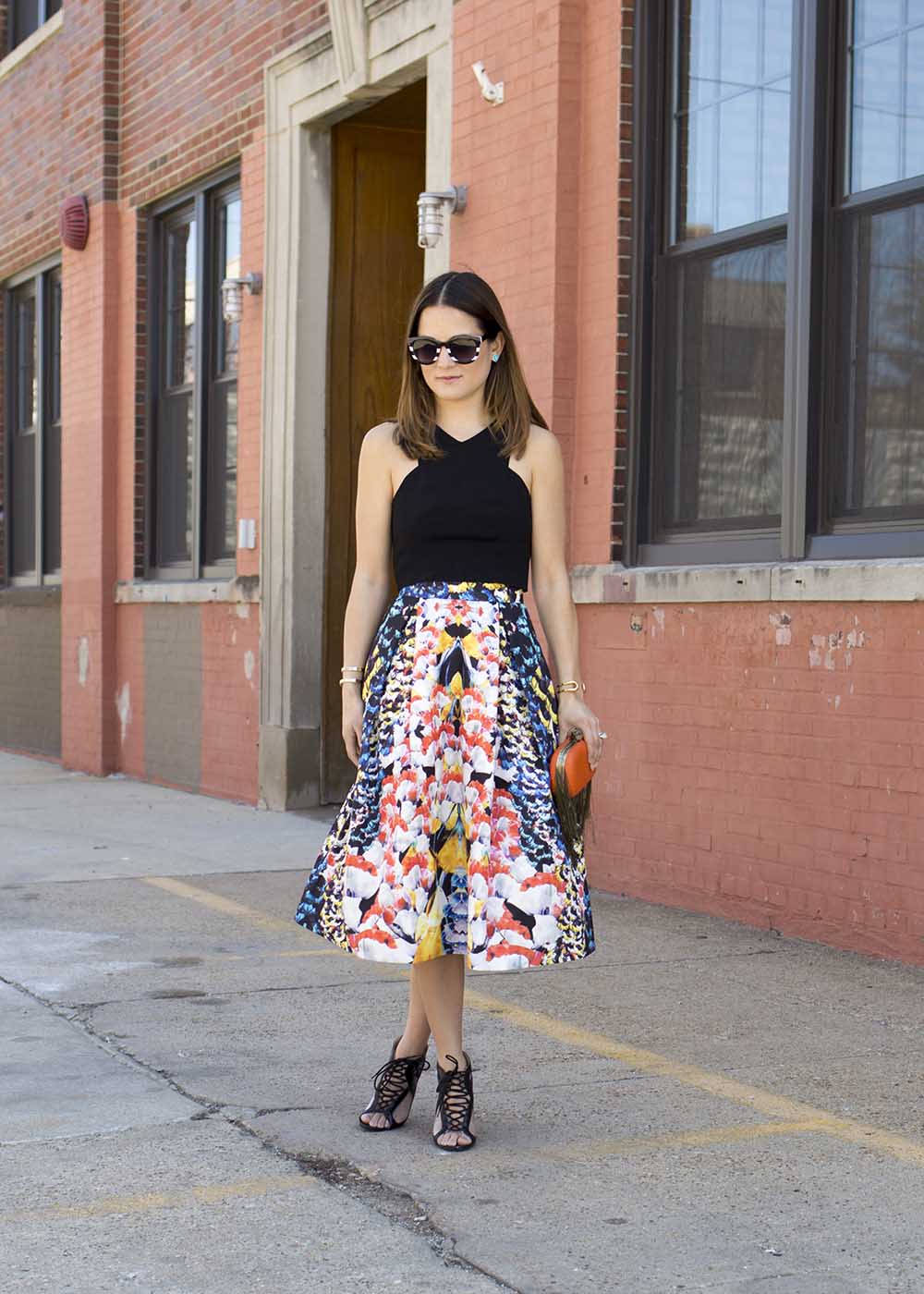 Nicholas Spring Floral Skirt