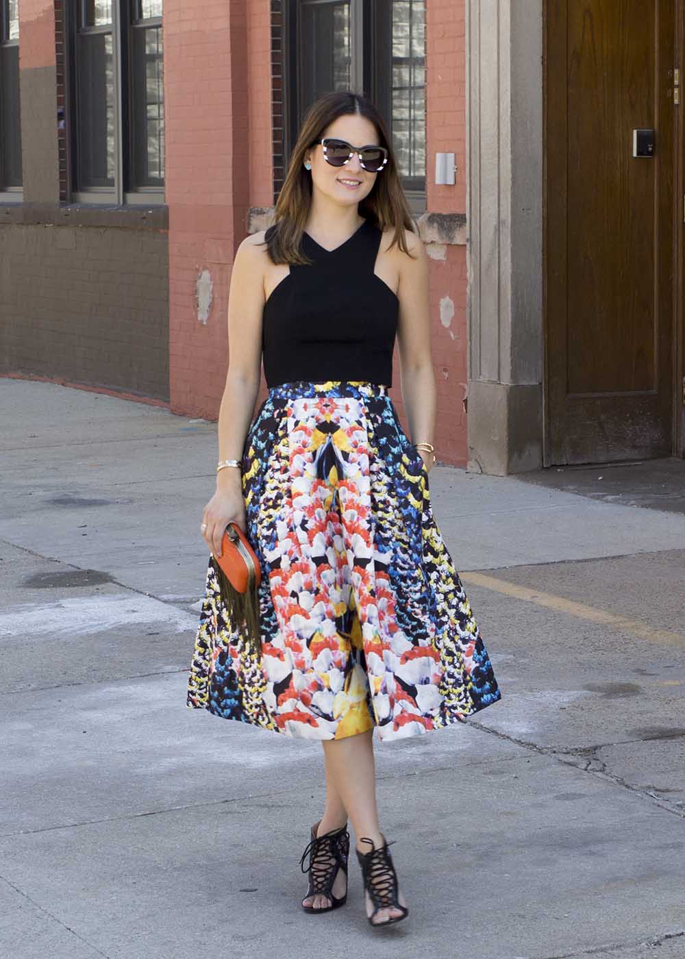 Nicholas Spring Floral Skirt