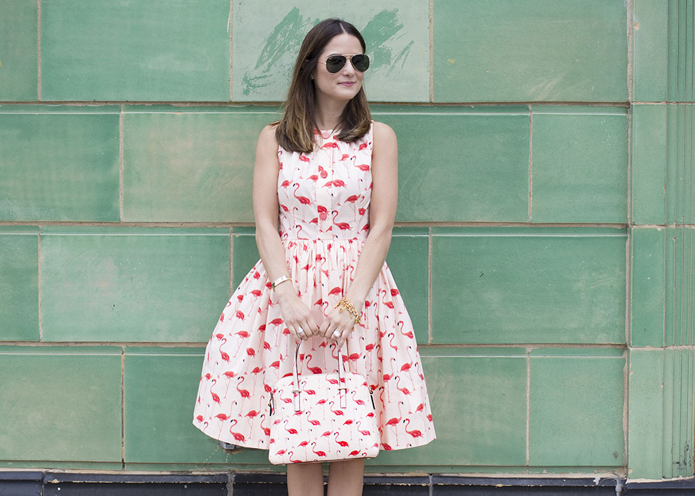 Kate Spade Flamingos Dress