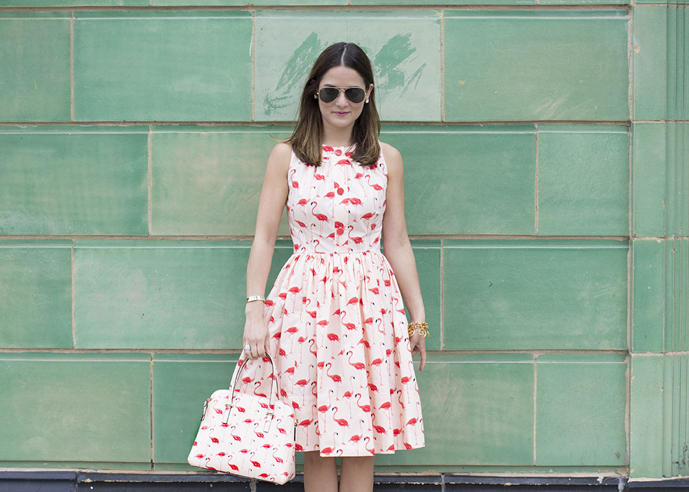 Kate Spade Flamingos Dress