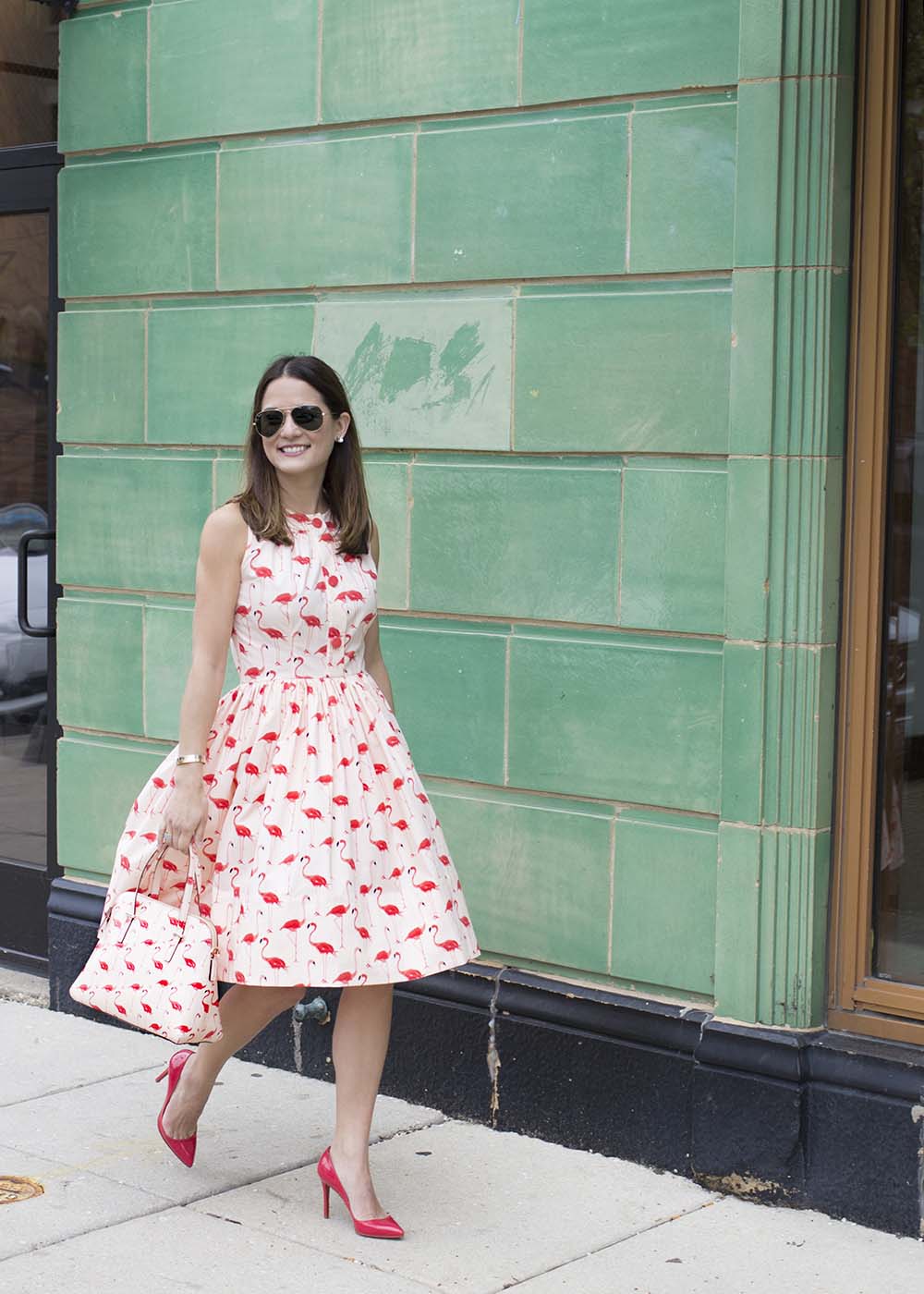 Kate Spade Flamingos Dress