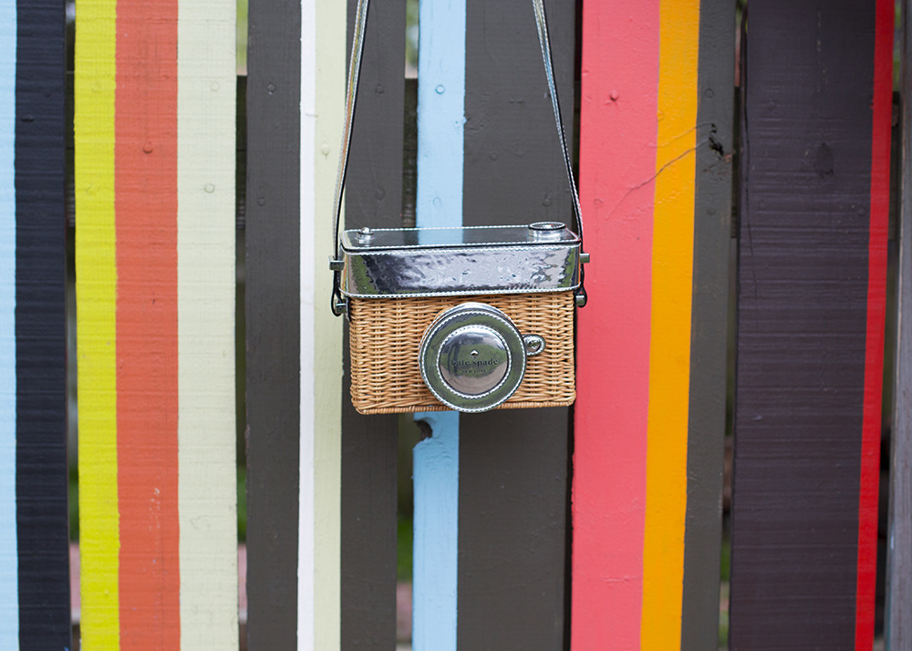 Novelty Wicker Camera Bag