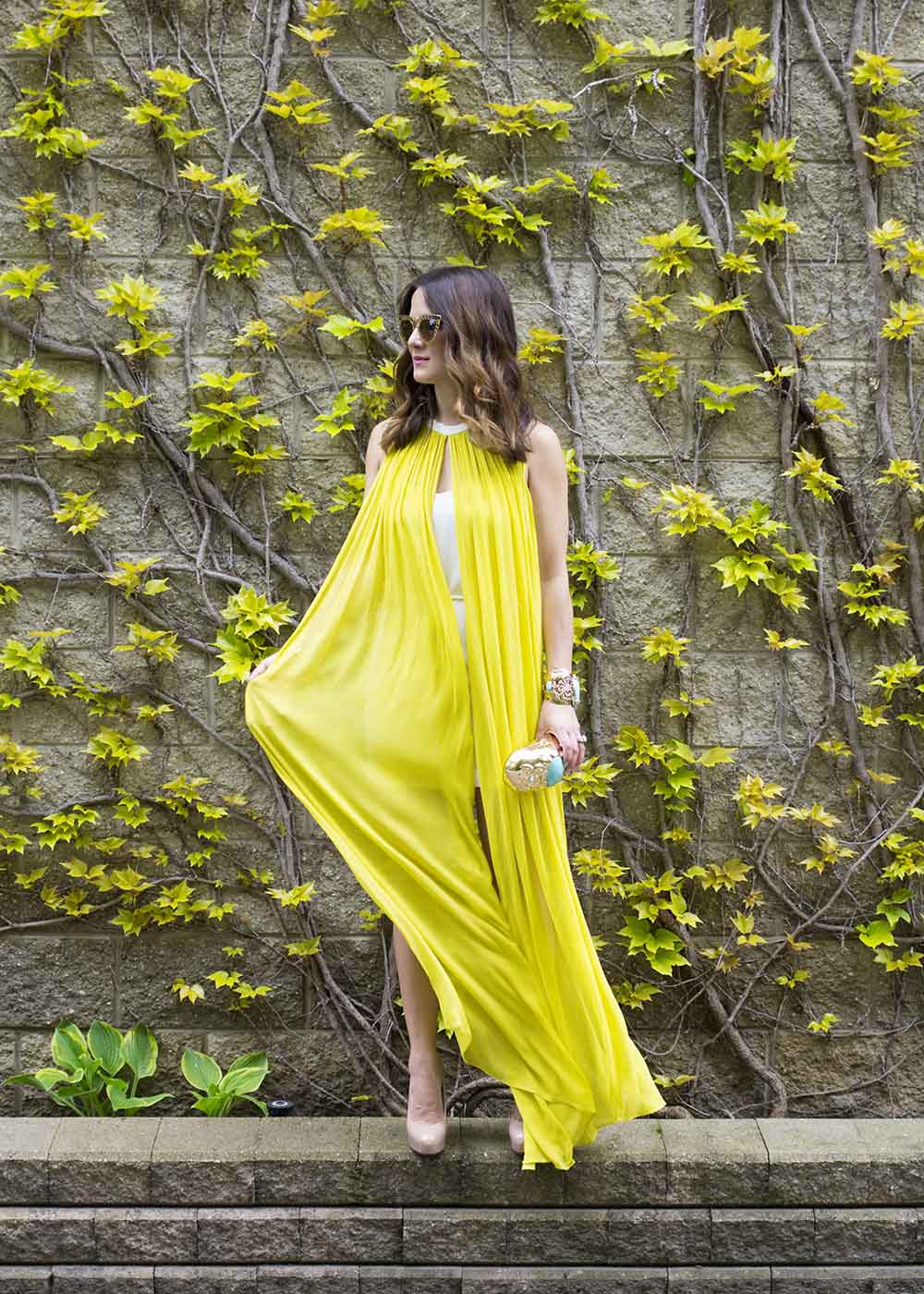 Sass & Bide Yellow Maxi Dress