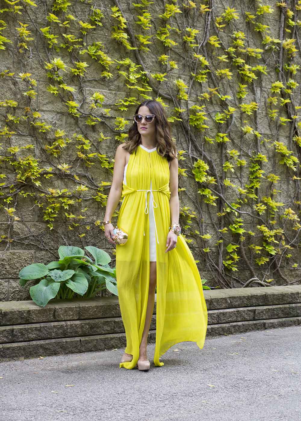 Sass & Bide Yellow Maxi Dress