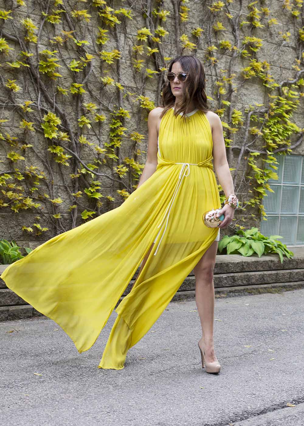 Sass & Bide Yellow Maxi Dress