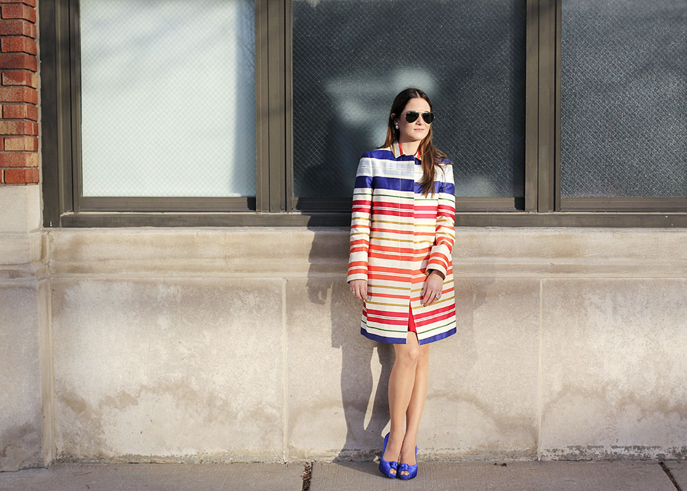 Stella McCartney Striped Coat