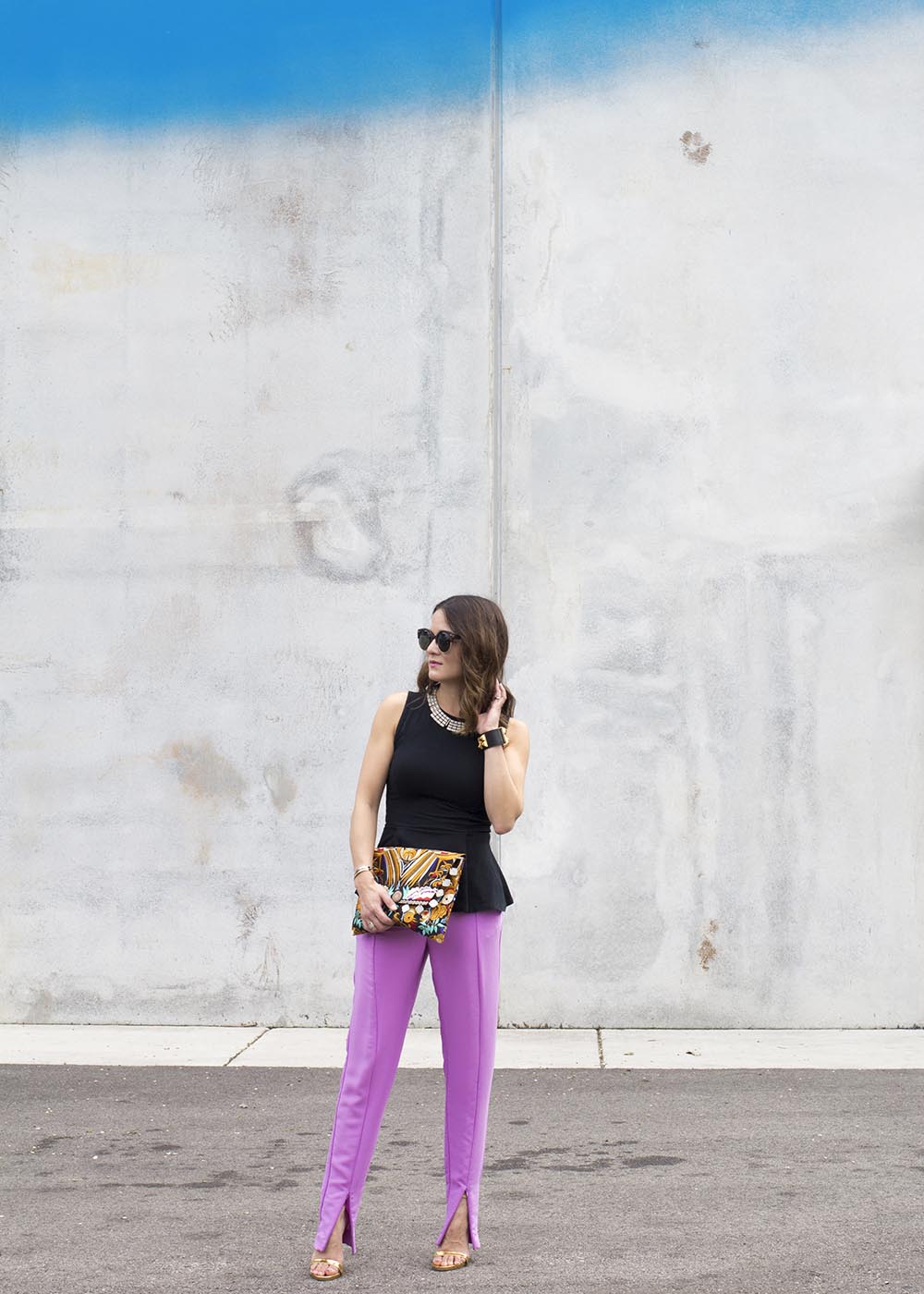 H&M Purple Pants Zipper