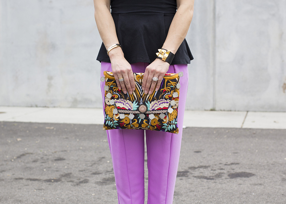 H&M Purple Pants Zipper