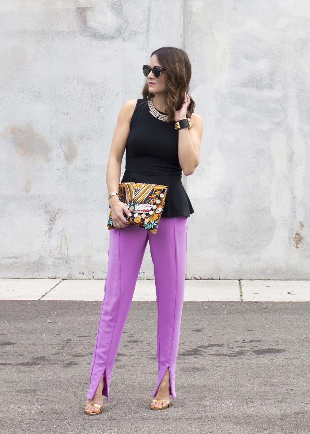 H&M Purple Pants Zipper
