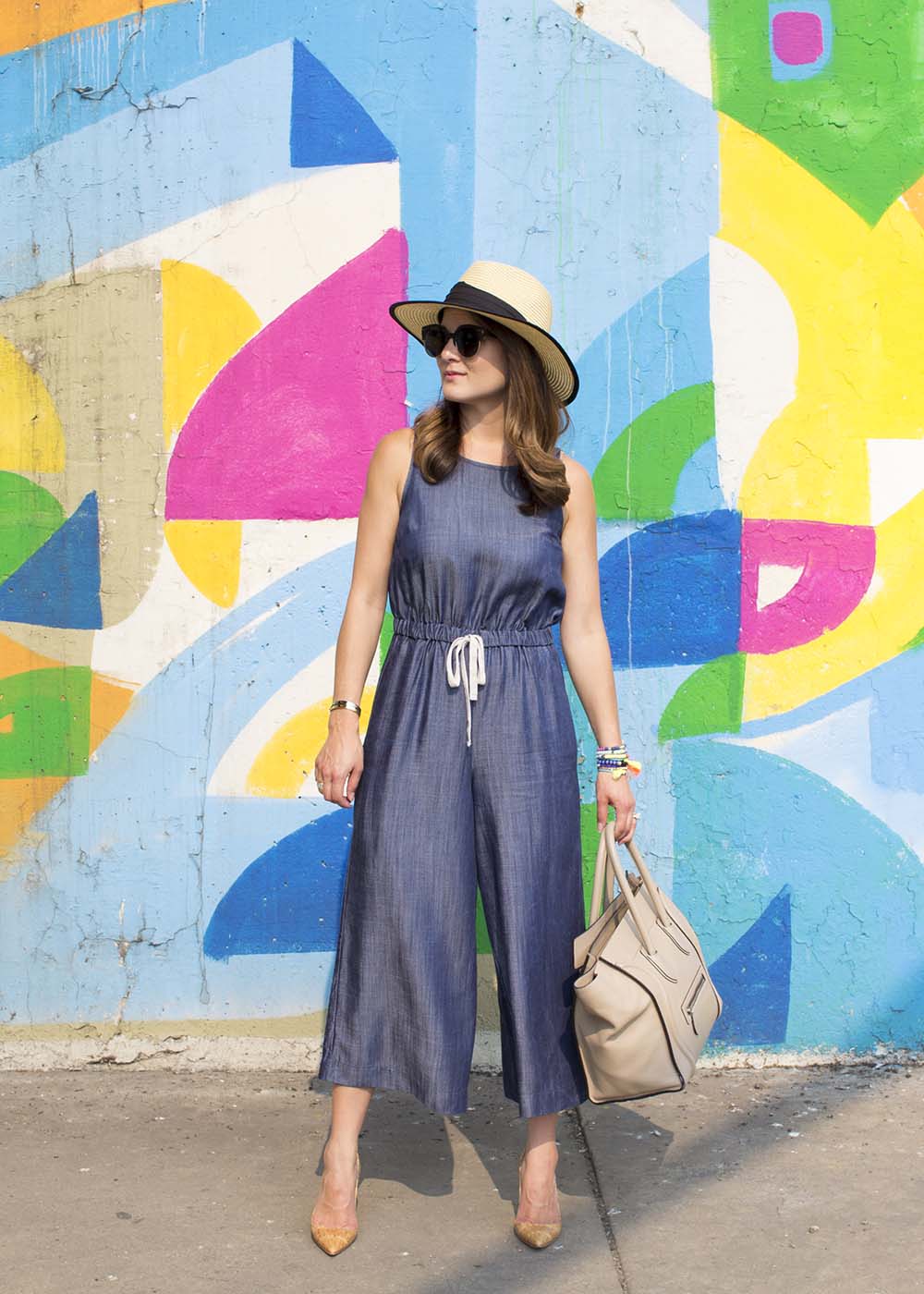 Anthropologie Minya Chambray Jumpsuit