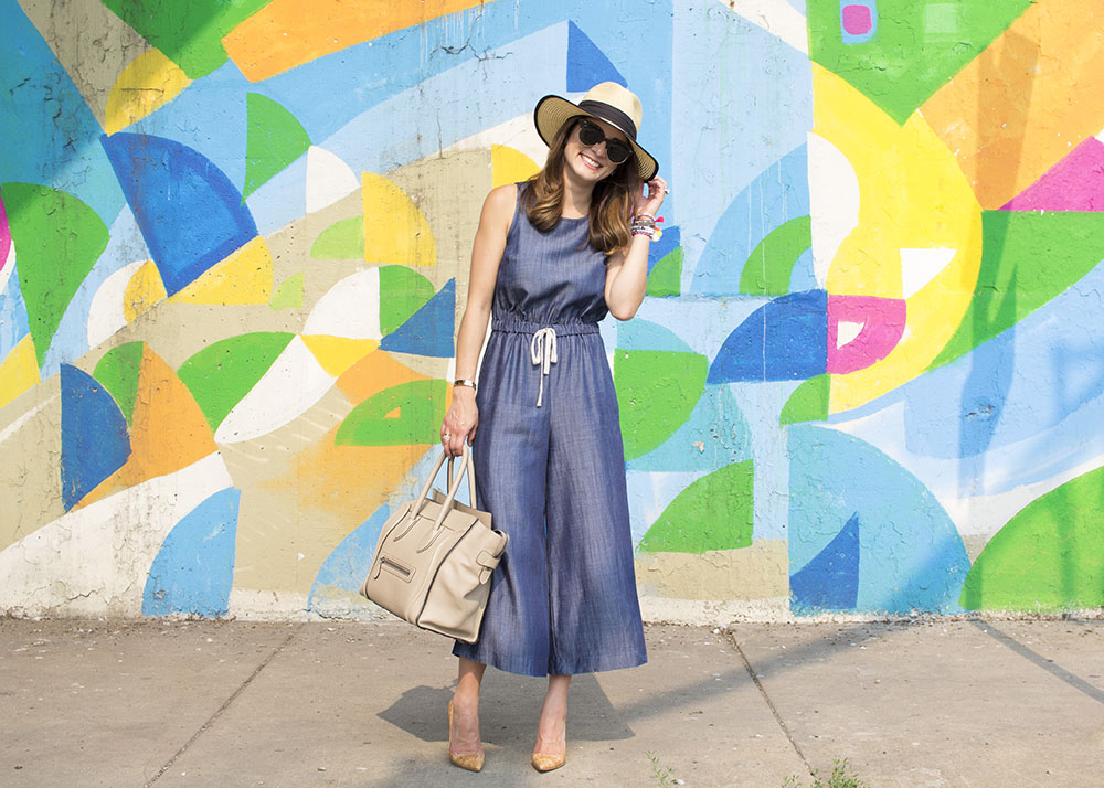 Anthropologie Minya Chambray Jumpsuit