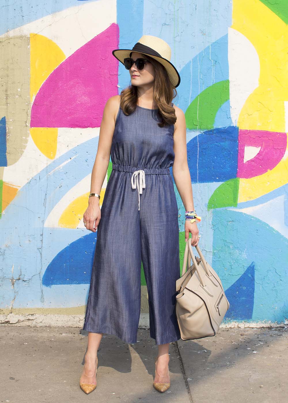 Anthropologie Minya Chambray Jumpsuit