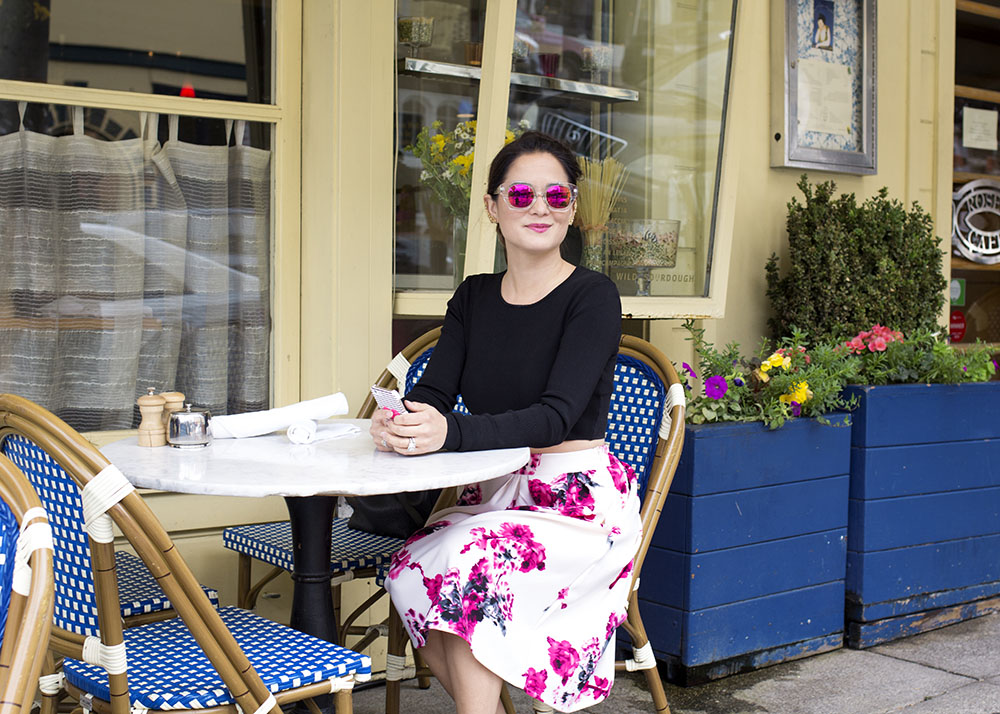 Mika Rose Floral Skirt