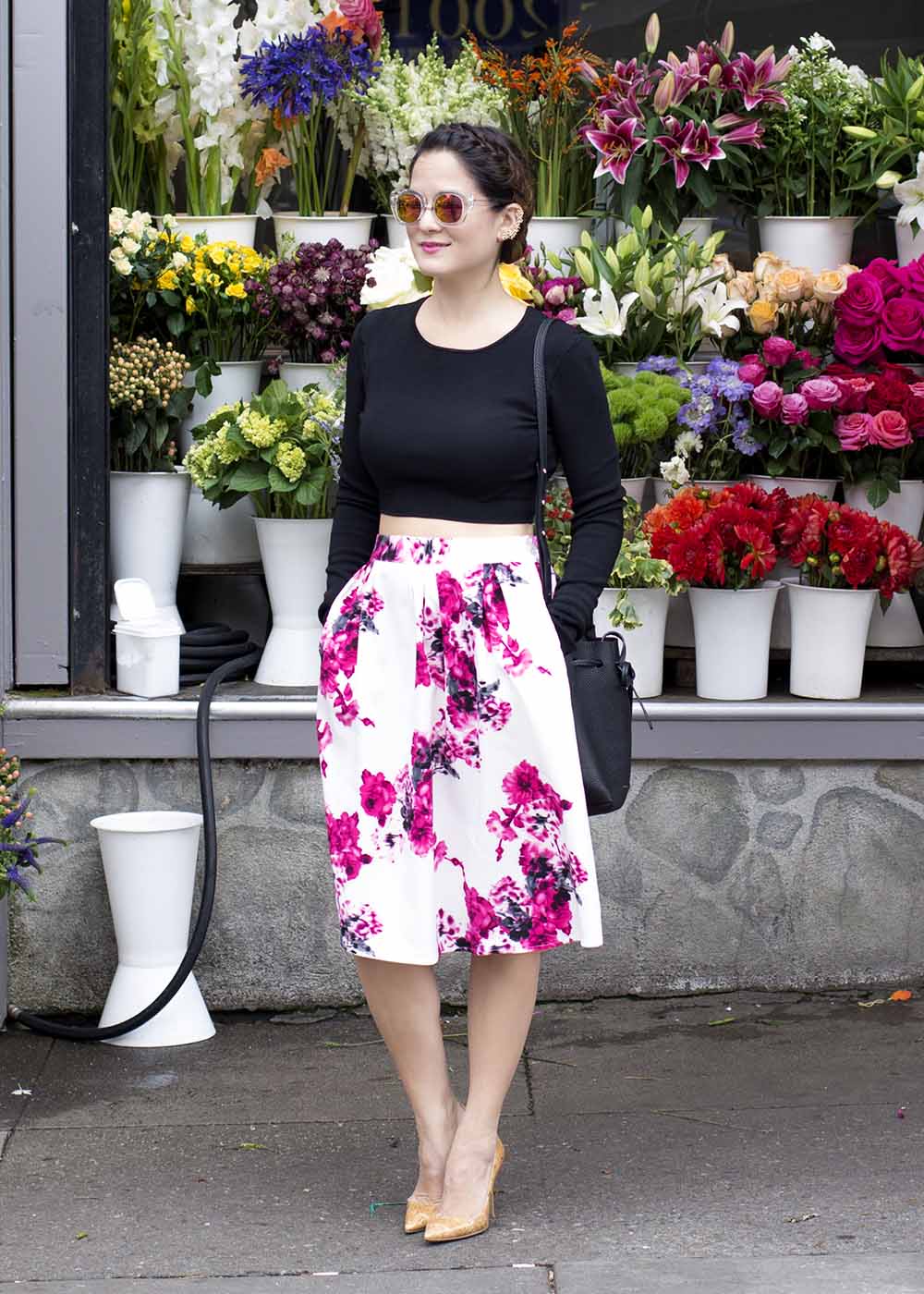 Mika Rose Floral Skirt