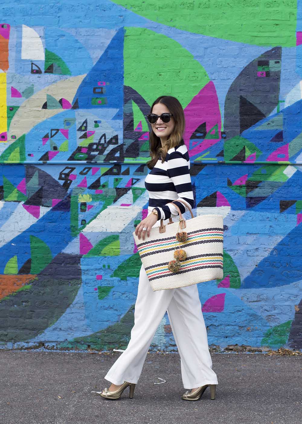 Her Velvet Vase Striped Top