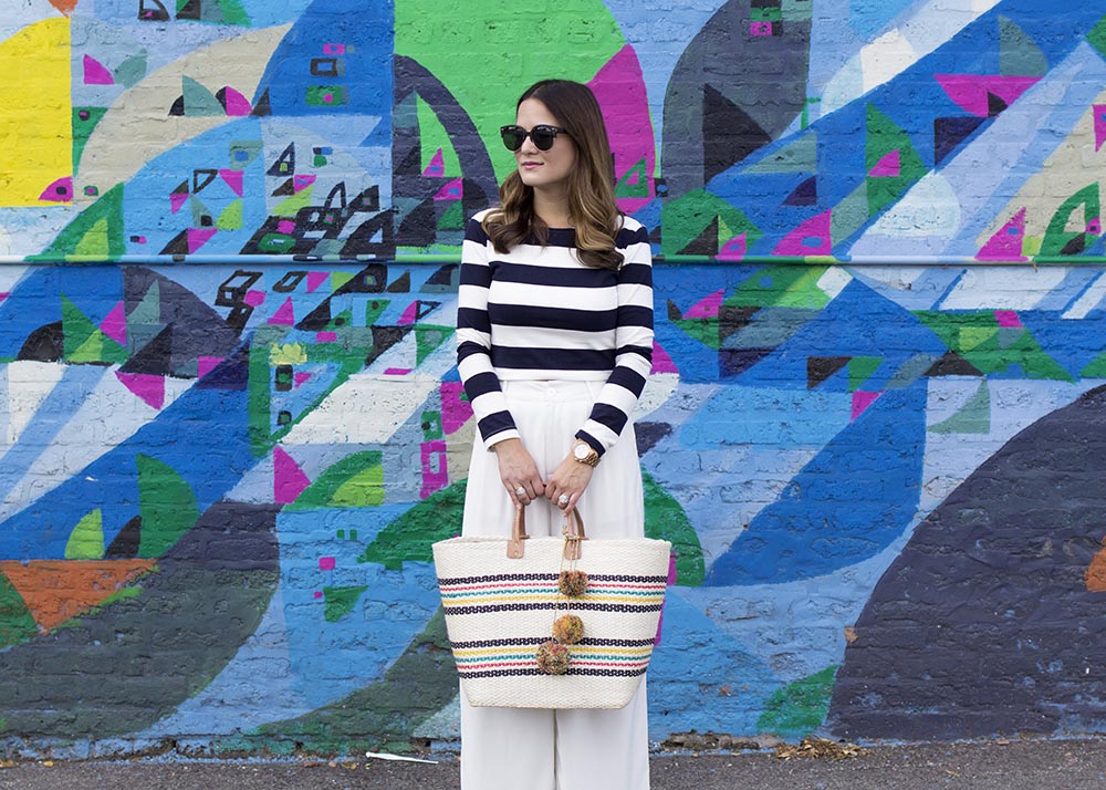 Her Velvet Vase Striped Top