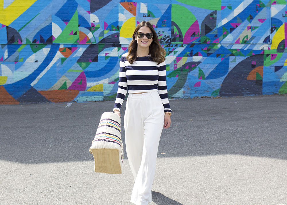 Her Velvet Vase Striped Top