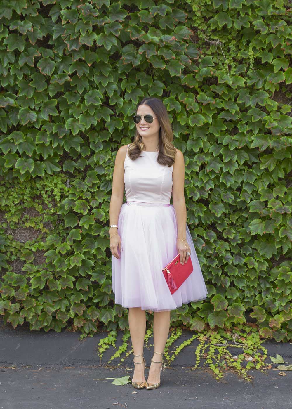 Space 46 Pink Tulle Skirt