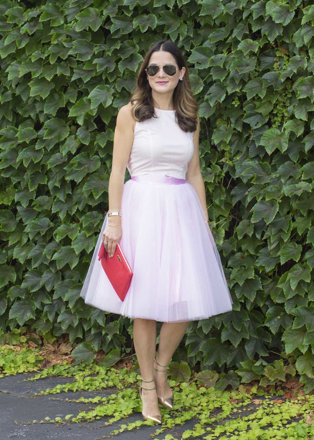 Space 46 Pink Tulle Skirt