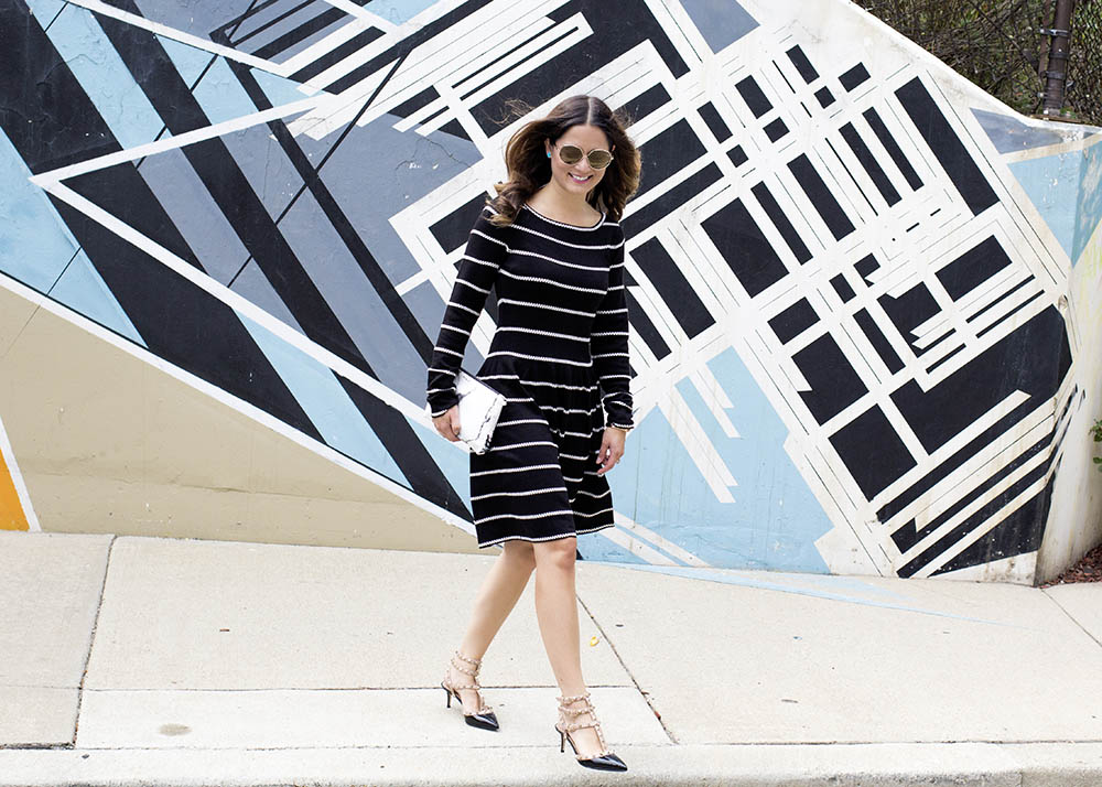 Striped Sweater Dress