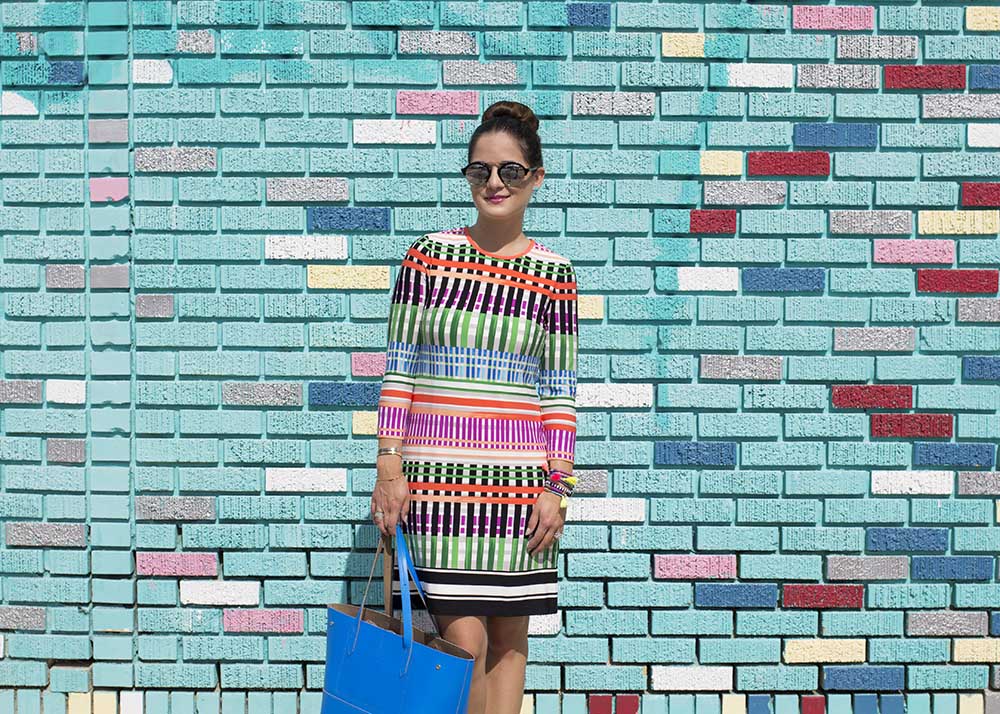 Multicolor Pattern Dress